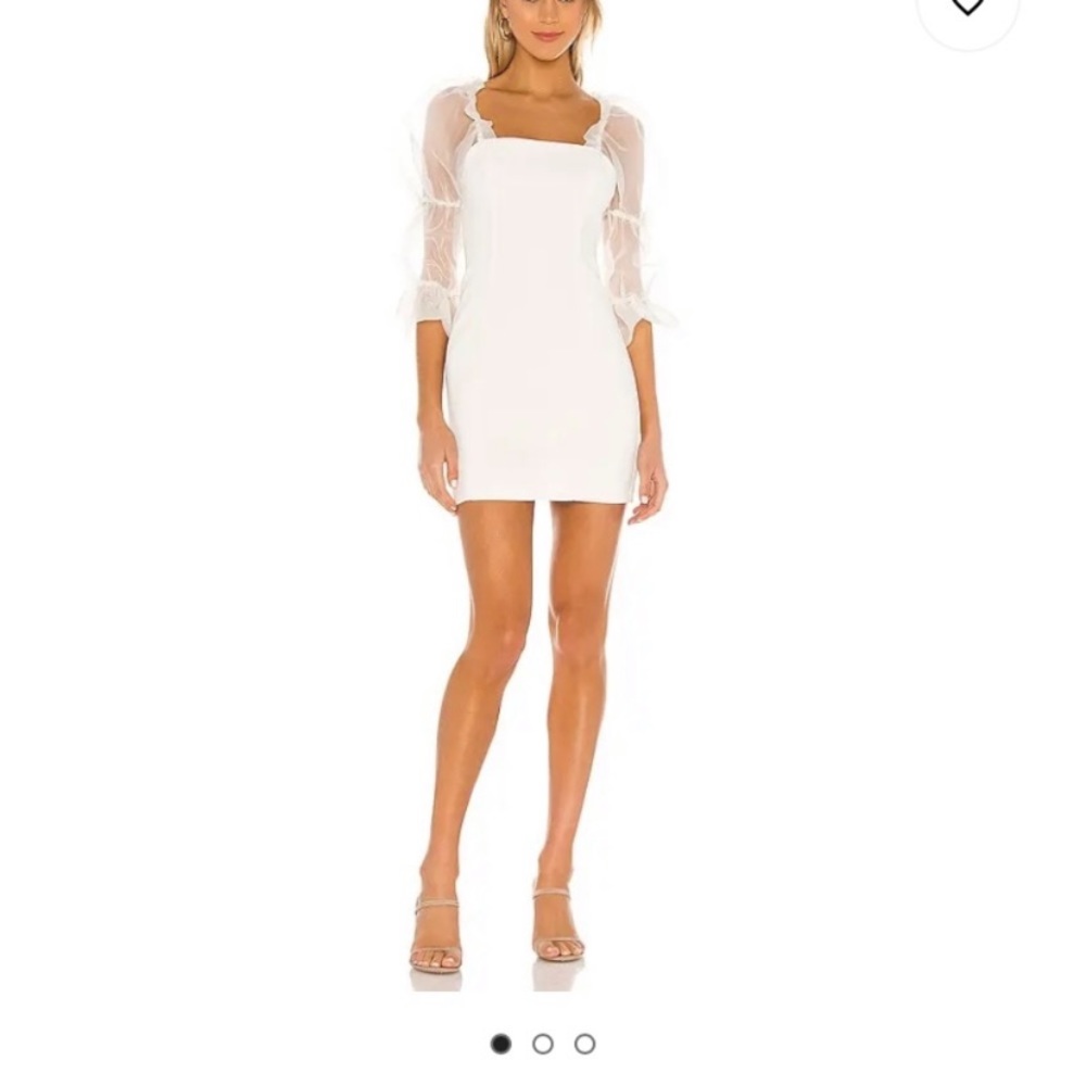 Amanda uprichard white dress worn once!